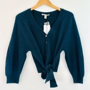NWT Autumn Cashmere Tie-front Bell Sleeve Cardigan